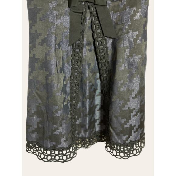 Anna Sui for Target Navy Blue Black Eyelet Sleeveless Cocktail Dress Size 10 - Picture 8 of 10